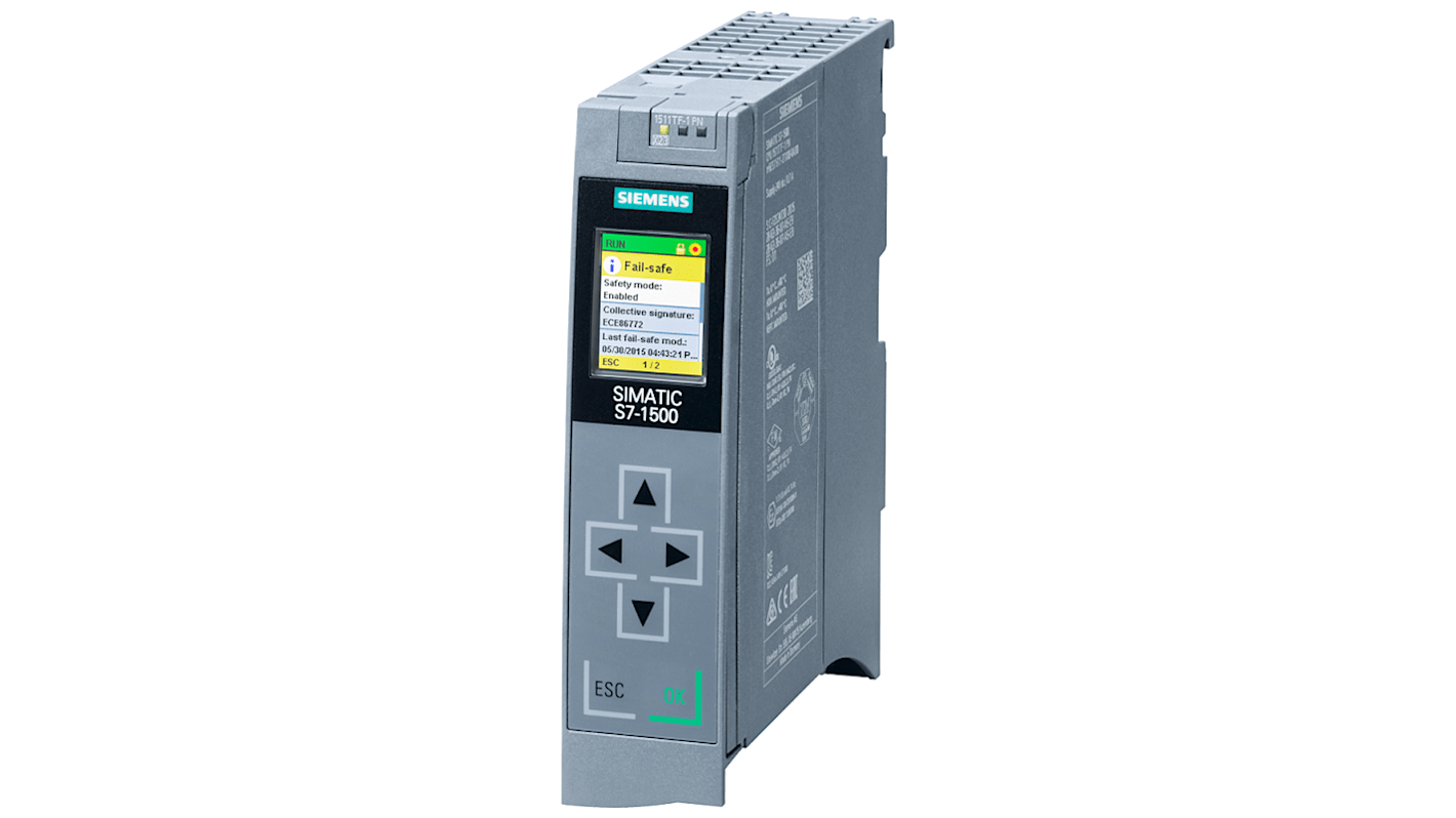 Siemens SIMATIC S7-1500T SPS CPU, 20 Eing. / 20 Digitaleing. CPU Ausg.Typ für SIMATIC S7-1500