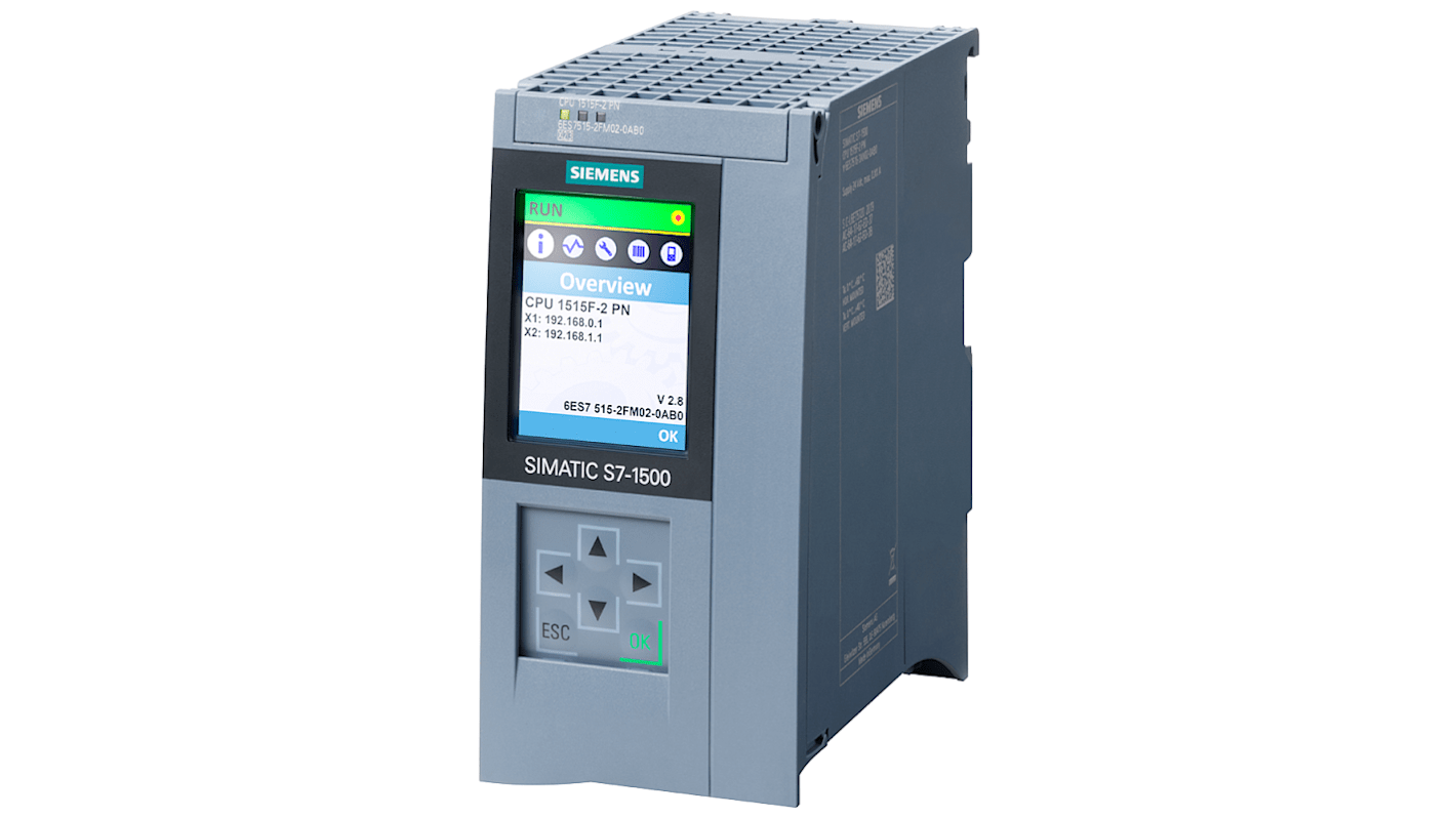 Controlador lógico Siemens SIMATIC S7-1500F, 20 entradas, 20 salidas tipo CPU, comunicación Profinet