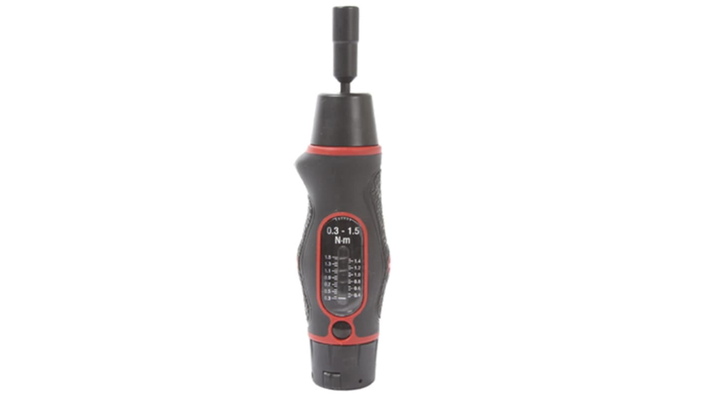 Norbar Torque Tools Adjustable Hex Torque Screwdriver, 0.3 → 1.5Nm, 1/4 in Drive - With RS Calibration