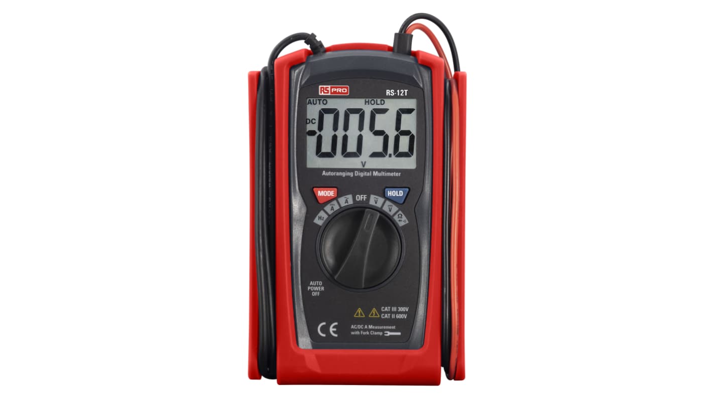 RS PRO Handheld Digital Multimeter, True RMS, 100A ac Max, 100A dc Max ...