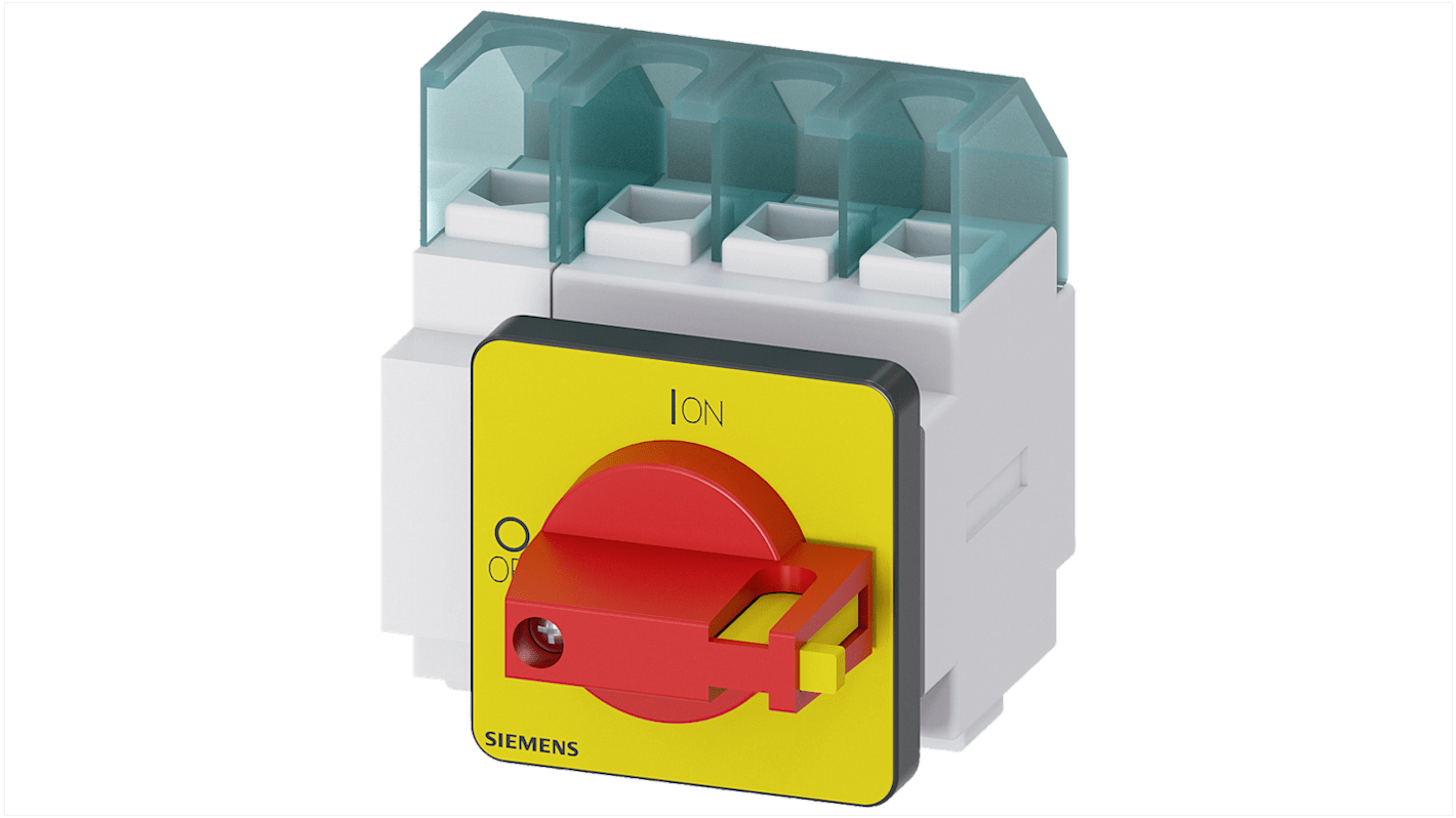 Siemens 3LD Trennschalter 4-polig, 25A, 25A, SENTRON Geschlossen, RK5 Sicherungsgröße