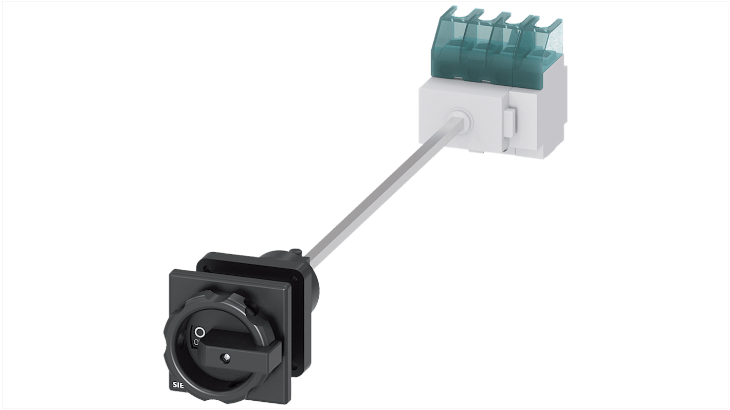 Sezionatore con interruttore Siemens 3LD2244-1TL51, corrente max 32A Integrato, 4, fusibile RK5 SENTRON 3LD