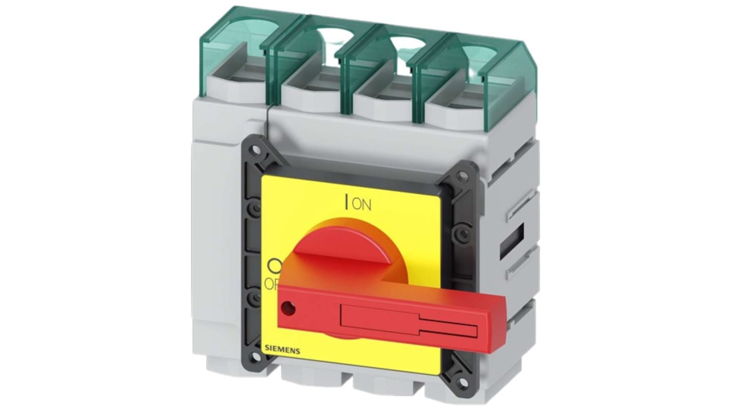 Sezionatore con interruttore Siemens 3LD2405-1TL13, corrente max 250A Integrato, 4, fusibile RK5 SENTRON 3LD