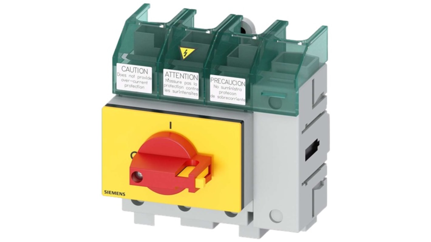 Siemens Switch Disconnector, 4 Pole, 63A Max Current, 63A Fuse Current