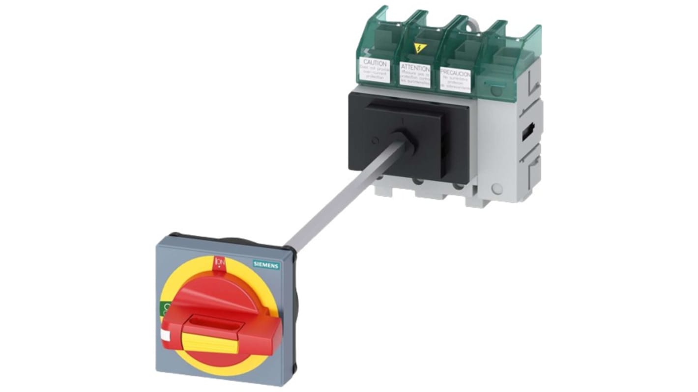 Desconector por conmutación Siemens Bastidor cerrado, 63A, 4, Fusible Clase J 63A SENTRON 3LD5