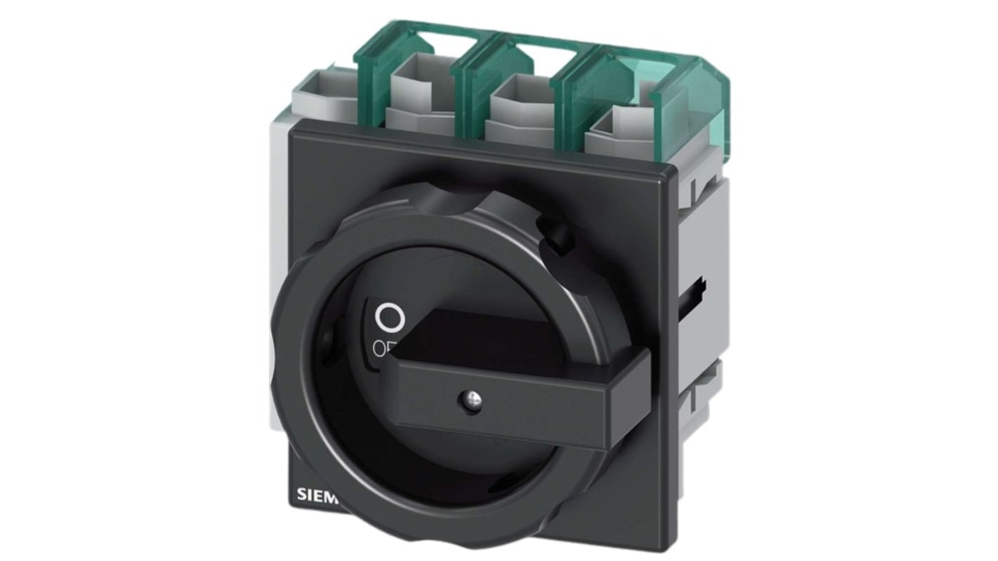 Sezionatore con interruttore Siemens 3LD5220-0TL11, corrente max 63A Integrato, 4, fusibile Classe J SENTRON 3LD5