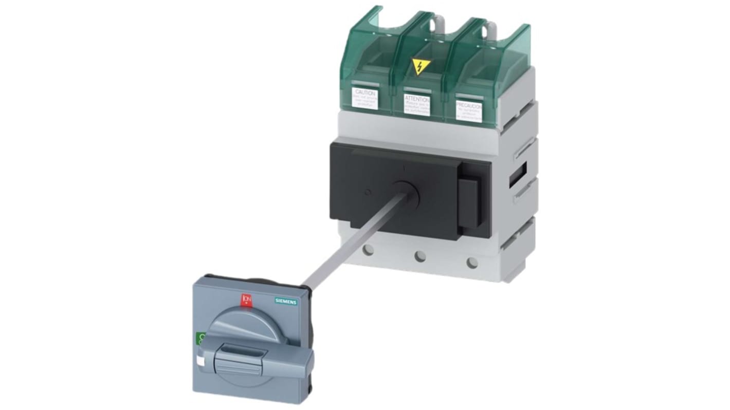 Sezionatore con interruttore Siemens 3LD5410-0TK11, corrente max 100A Integrato, 3, fusibile Classe J SENTRON 3LD5