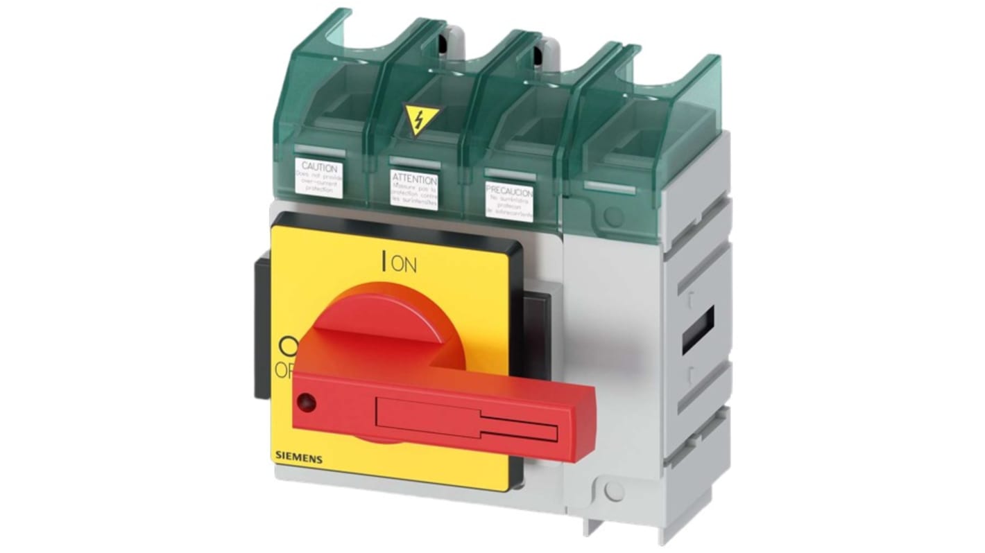 Siemens Switch Disconnector, 3 Pole, 160A Max Current, 160A Fuse Current