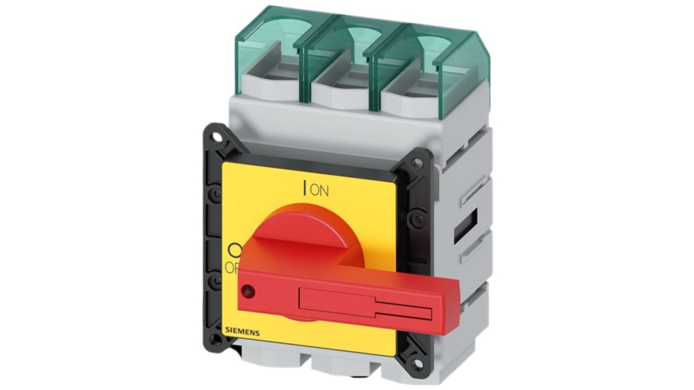 Sezionatore con interruttore Siemens 3LD5820-0TK13, corrente max 160A Integrato, 3, fusibile Classe J SENTRON 3LD5