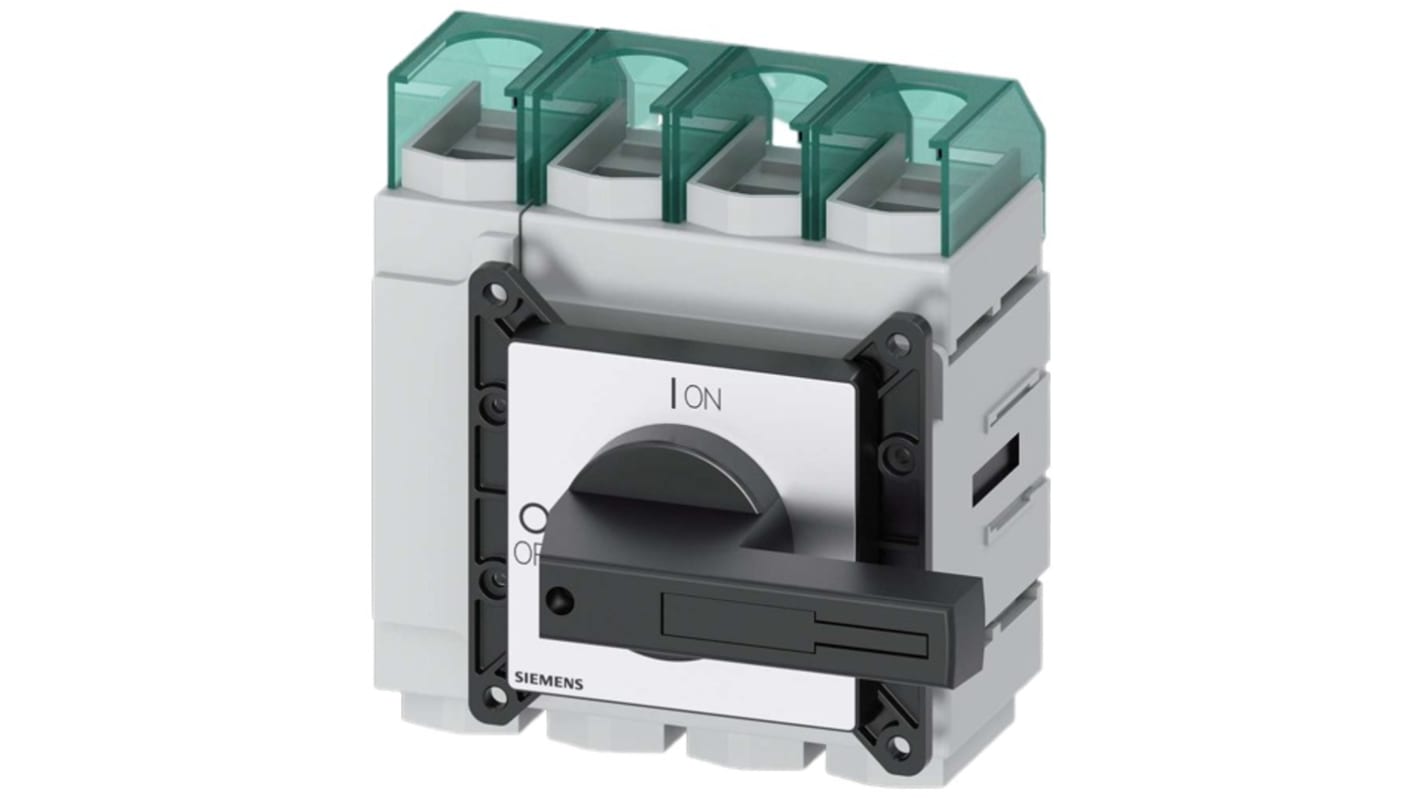 Sezionatore con interruttore Siemens 3LD5820-0TL11, corrente max 160A Integrato, 4, fusibile Classe J SENTRON 3LD5