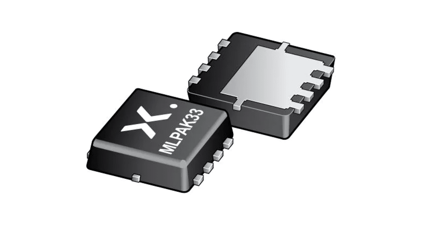 Nexperia Pチャンネル MOSFET20 V 12.1 A 表面実装 パッケージMLPAK33 8 ピン