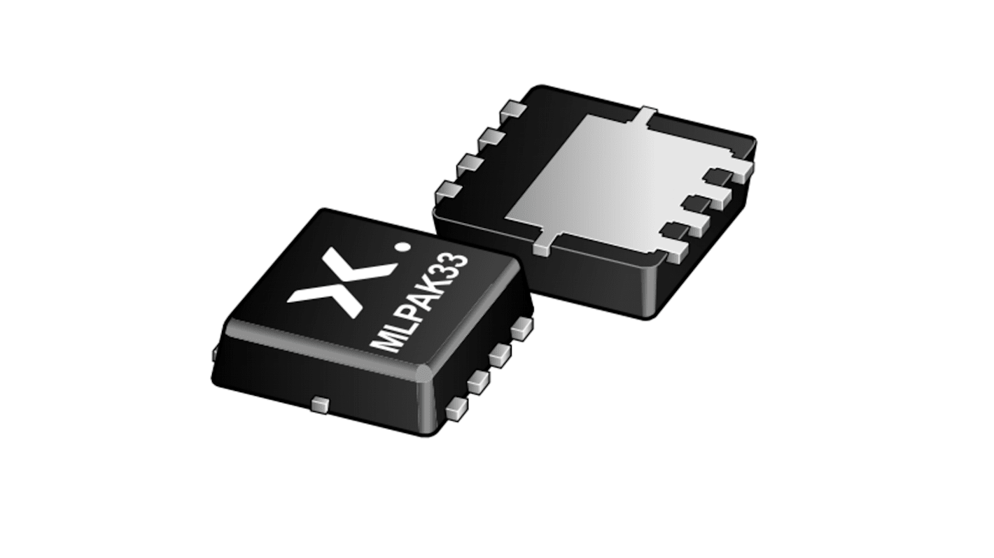 MOSFET Nexperia, canale P, 22,2 A, MLPAK33, Montaggio superficiale