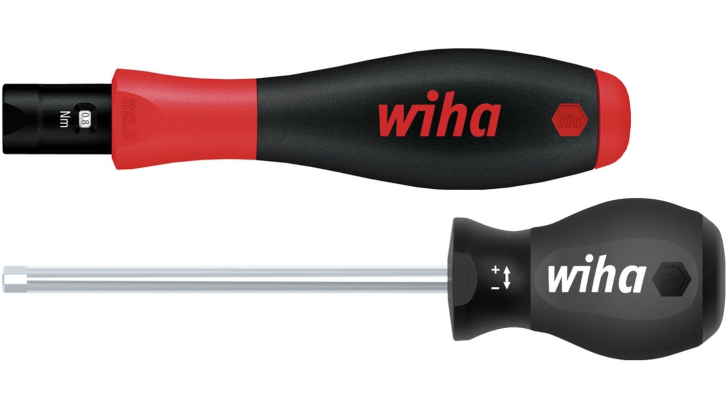 26888 Wiha Adjustable Hex Torque Screwdriver, 0.1 → 0.6Nm, 4 mm Drive