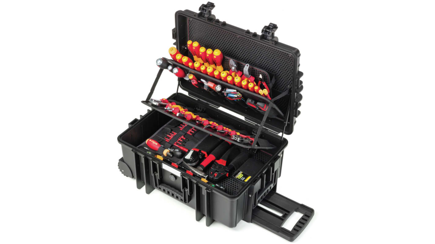 42069 Wiha Tools 116 Piece Electrician's Tool Kit Tool Kit with Case