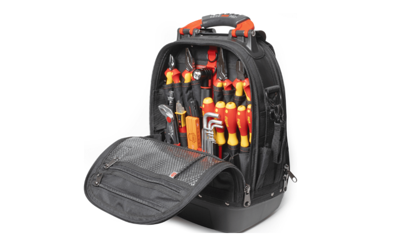 Wiha Tools 26 Piece Electrician's Tool Kit Tool Kit with Bag, VDE Approved