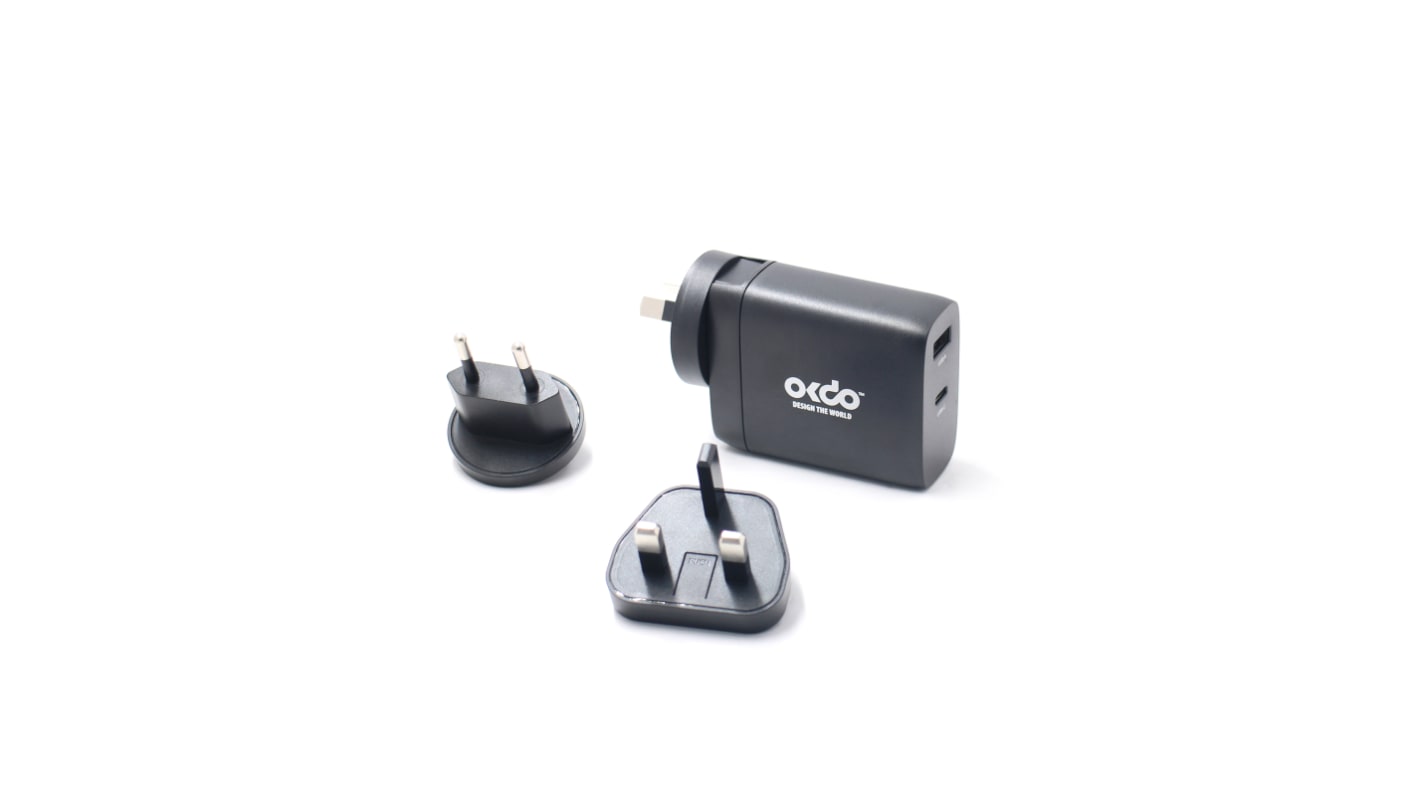 Adaptador de conector macho Okdo, Fuente de alimentación, 65W