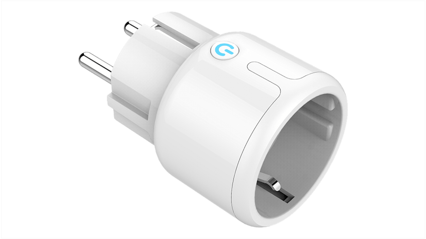 Deltaco Smart Plug, Type F - German Schuko, Wi-Fi, 10A, 240 V ac