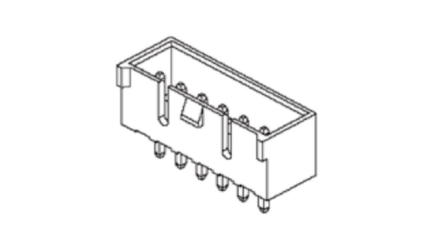 Molex Leiterplatten-Stiftleiste, 4-polig / 1-reihig, Raster 2.5mm, Ummantelt
