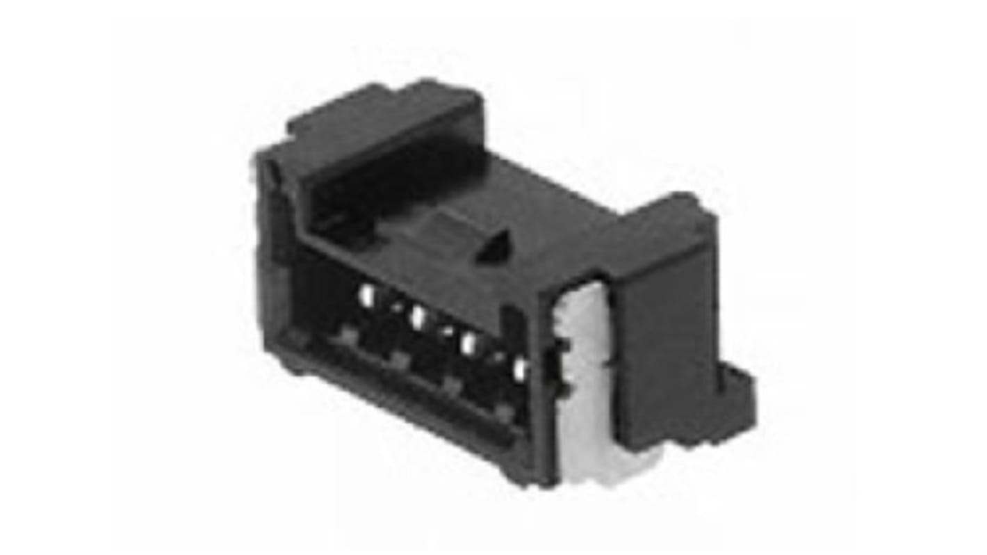 Conector macho para PCB Ángulo de 90° Molex serie Micro-Lock PLUS de 6 vías, 1 fila, paso 1.25mm, Montaje Superficial