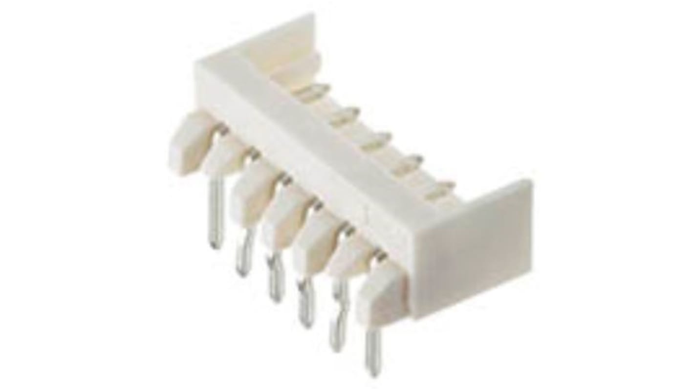 Conector macho para PCB Ángulo de 90° Molex serie Micro-Latch de 2 vías, 1 fila, paso 2.0mm
