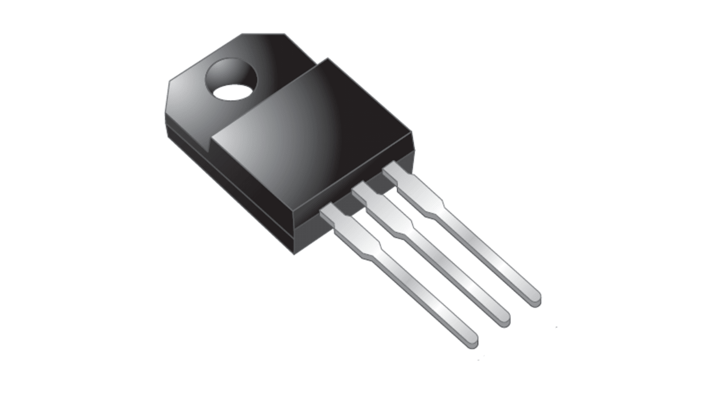 Rectificador y diodo Schottky, MBRF10100CT-M3/4W, Rectificador Schottky, 5A, 100V Barrera Schottky, ITO-220AB