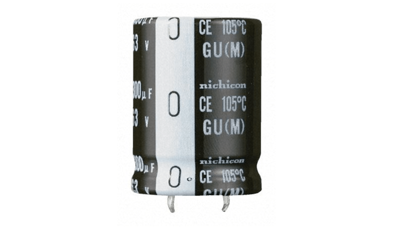 Nichicon Snap-In Aluminium-Elektrolyt Kondensator 1500μF / 200V dc