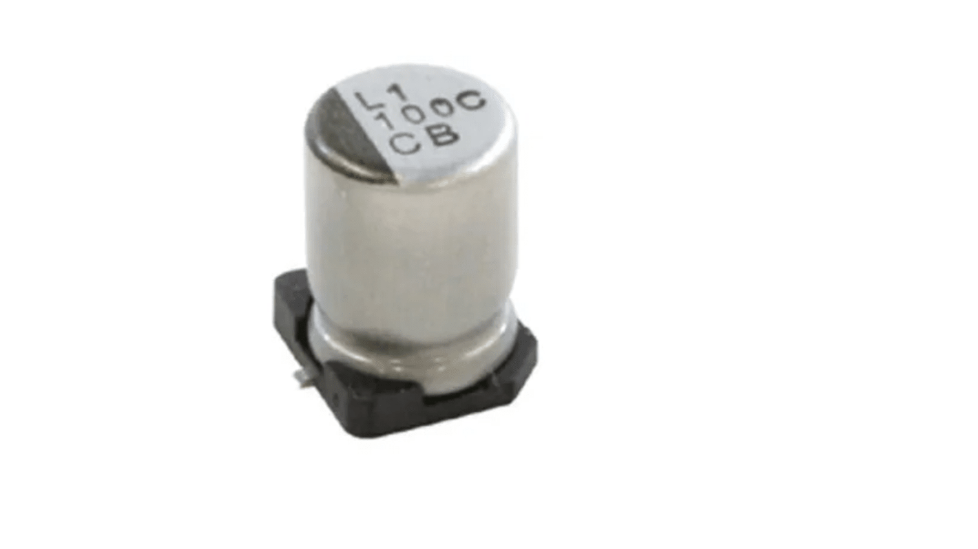 Condensador electrolítico Nichicon, 330μF, 50V dc, mont. SMD, 12.5 x 13.5mm