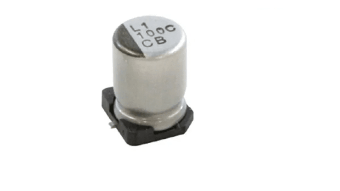 Nichicon 22μF Aluminium Electrolytic Capacitor 35V dc, Surface Mount - UCD1V221MCL6GS