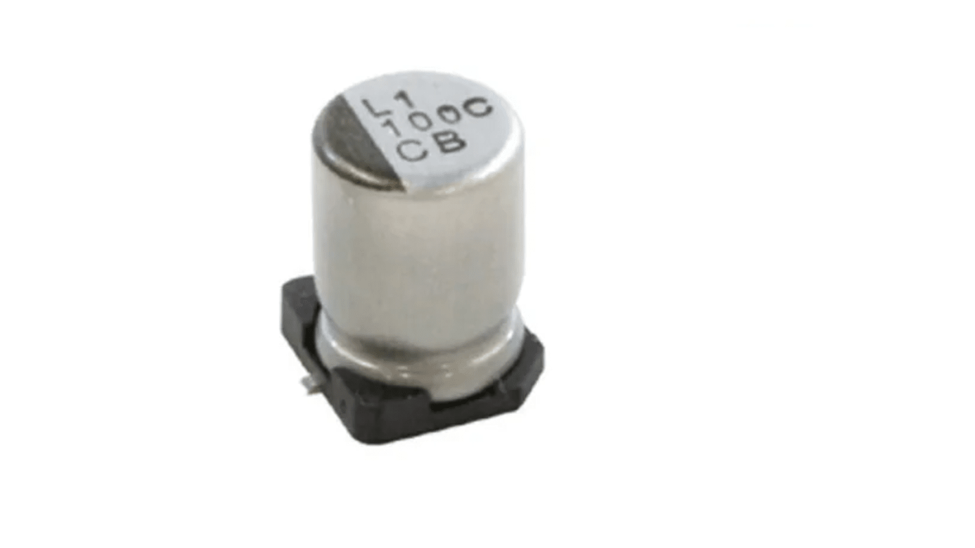 Nichicon 680μF Aluminium Electrolytic Capacitor 25V dc, Surface Mount - UCL1E681MNL1GS