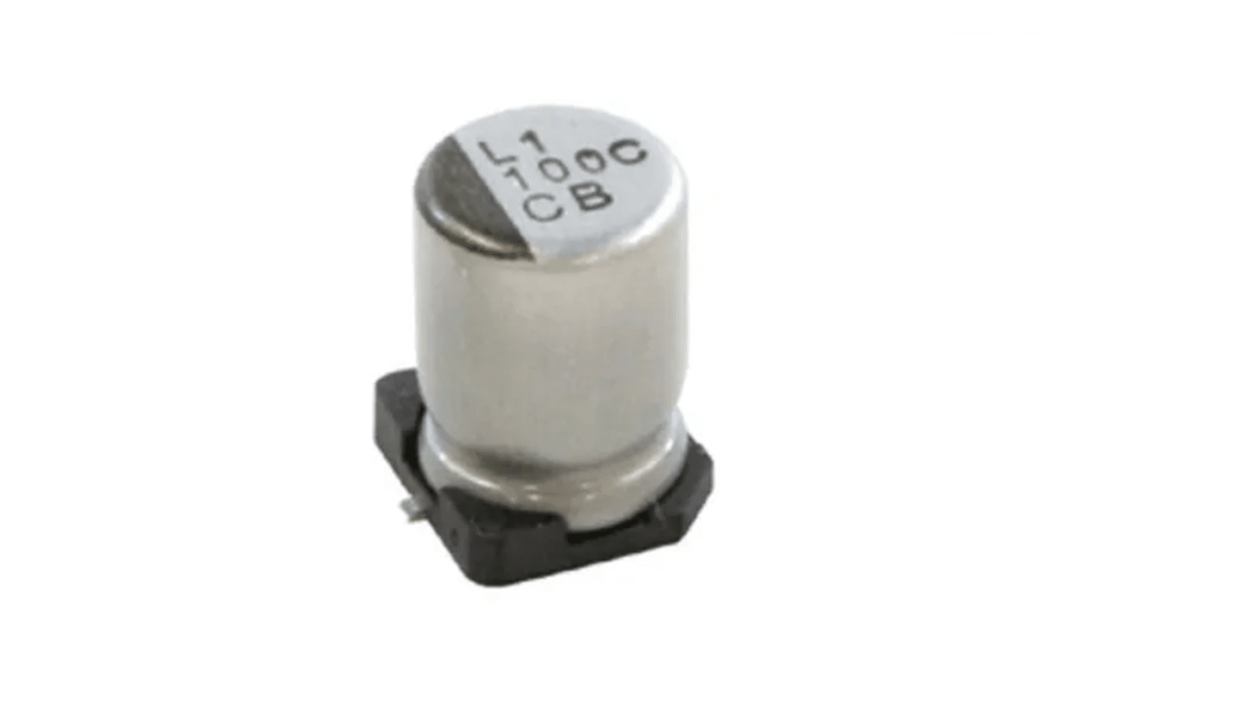 Nichicon 220μF Aluminium Electrolytic Capacitor 35V dc, Surface Mount - UCL1V221MNL1GS