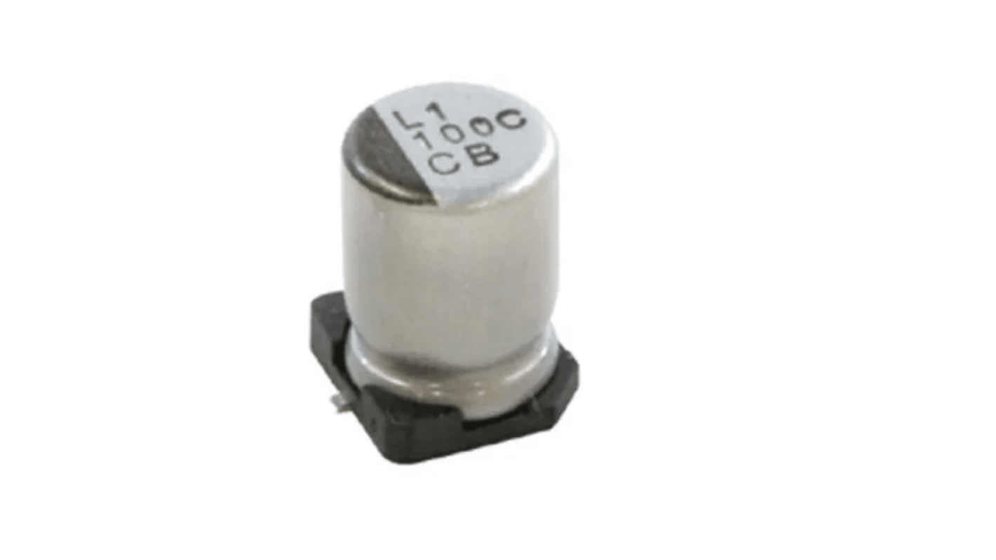 Nichicon 22μF Aluminium Electrolytic Capacitor 35V dc, Surface Mount - UCM1V220MCL1GS