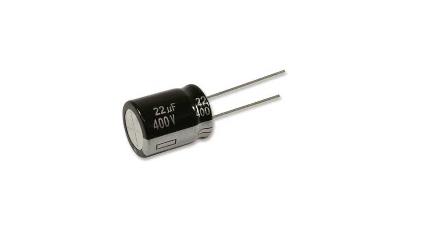 Nichicon UCS, THT Aluminium-Elektrolyt Kondensator 10μF / 400V dc, Ø 10mm, bis 105°C