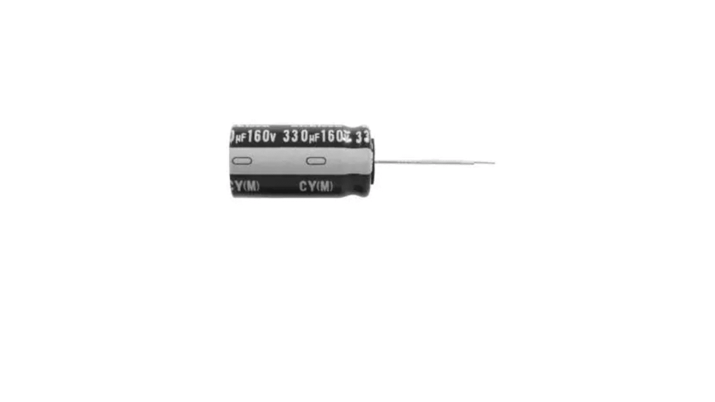 Nichicon 100μF Aluminium Electrolytic Capacitor 50V dc, Radial, Through Hole - UHE1H101MPD1TD