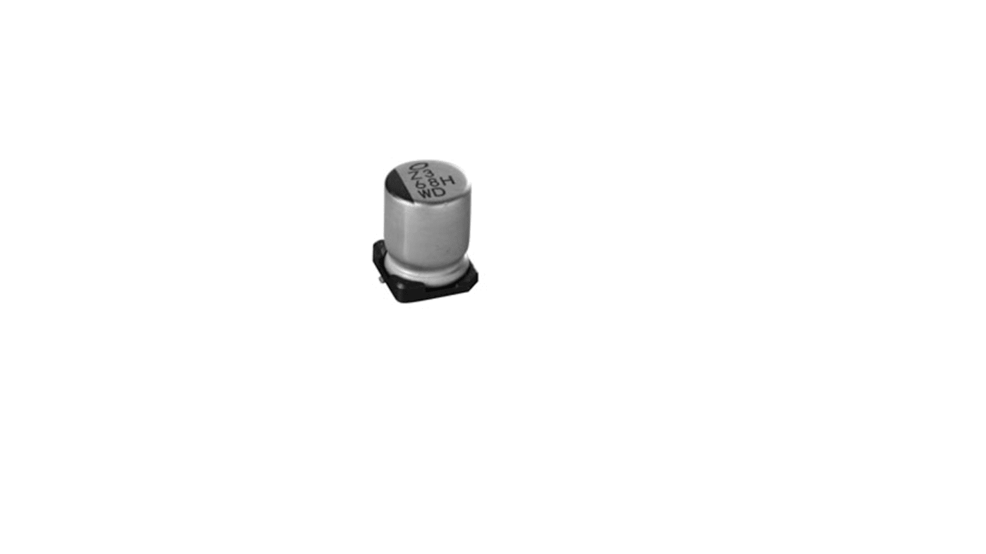 Condensador electrolítico Nichicon, 47μF, 35V dc, mont. SMD, 6.3 x 5.8mm