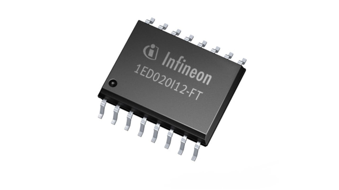 Module driver IGBT 1ED020I12FTXUMA1, CMOS 2 A 4.5 → 5.5V, 16 broches, DSO-16