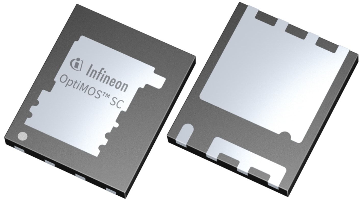 MOSFET Infineon BSC040N10NS5SCATMA1, VDSS 100 V, ID 140 A, SuperSO8 5 x 6 DSC de 8 pines
