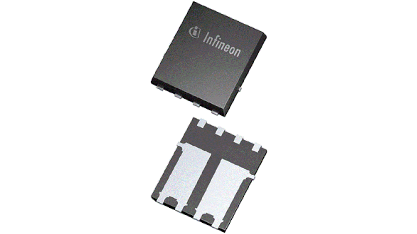 Transistor MOSFET Infineon IPG16N10S461ATMA1, VDSS 100 V, ID 16 A, SuperSO8 5 x 6 de 8 pines