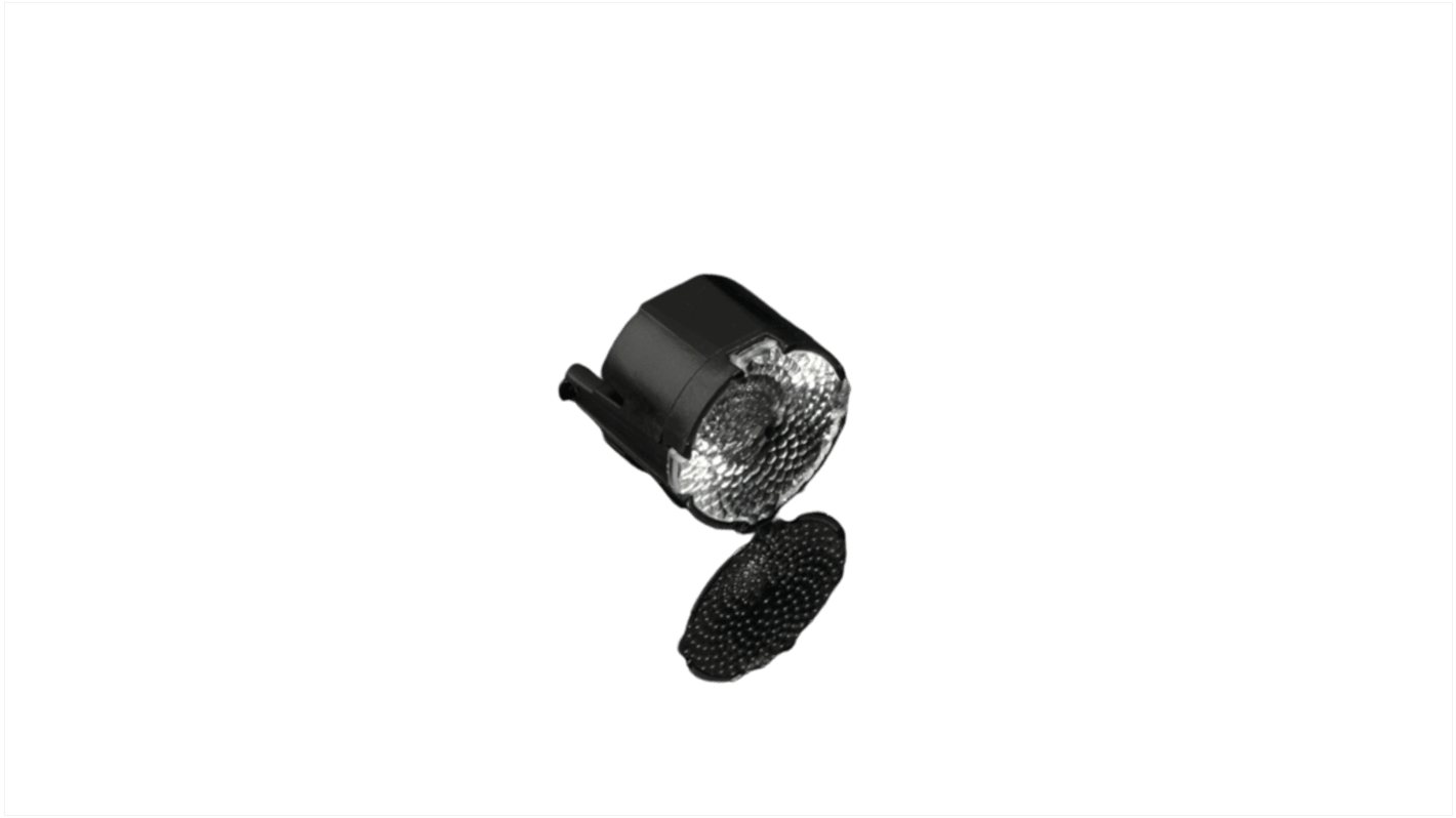 Lente per LED Ledil FP18206_LISA3-WWW-CLIP16, emissione Ad angolo ampio Trasparente Polimetilmetacrilato (PMMA)