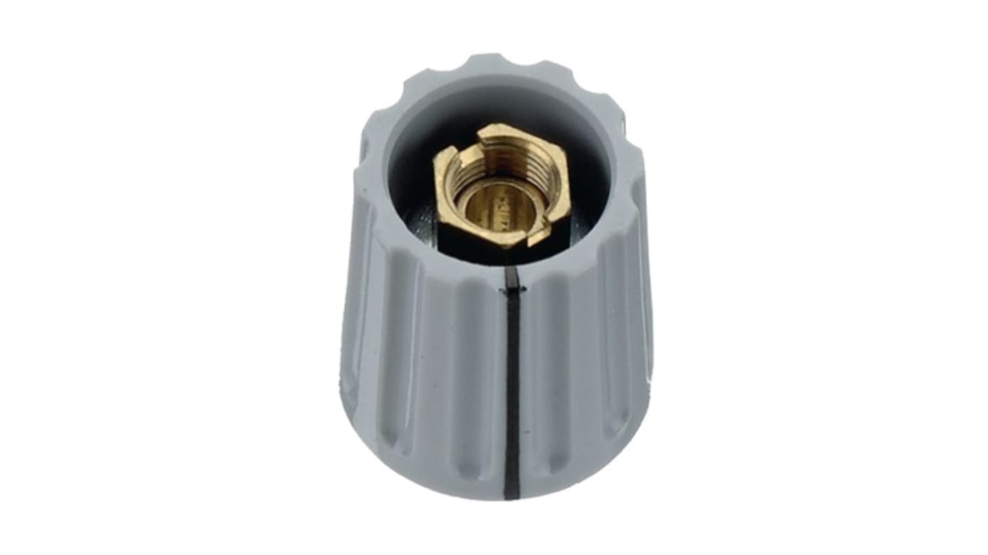 Bouton de potentiomètre Elma, Axe de 6mm, Diamètre de 21mm