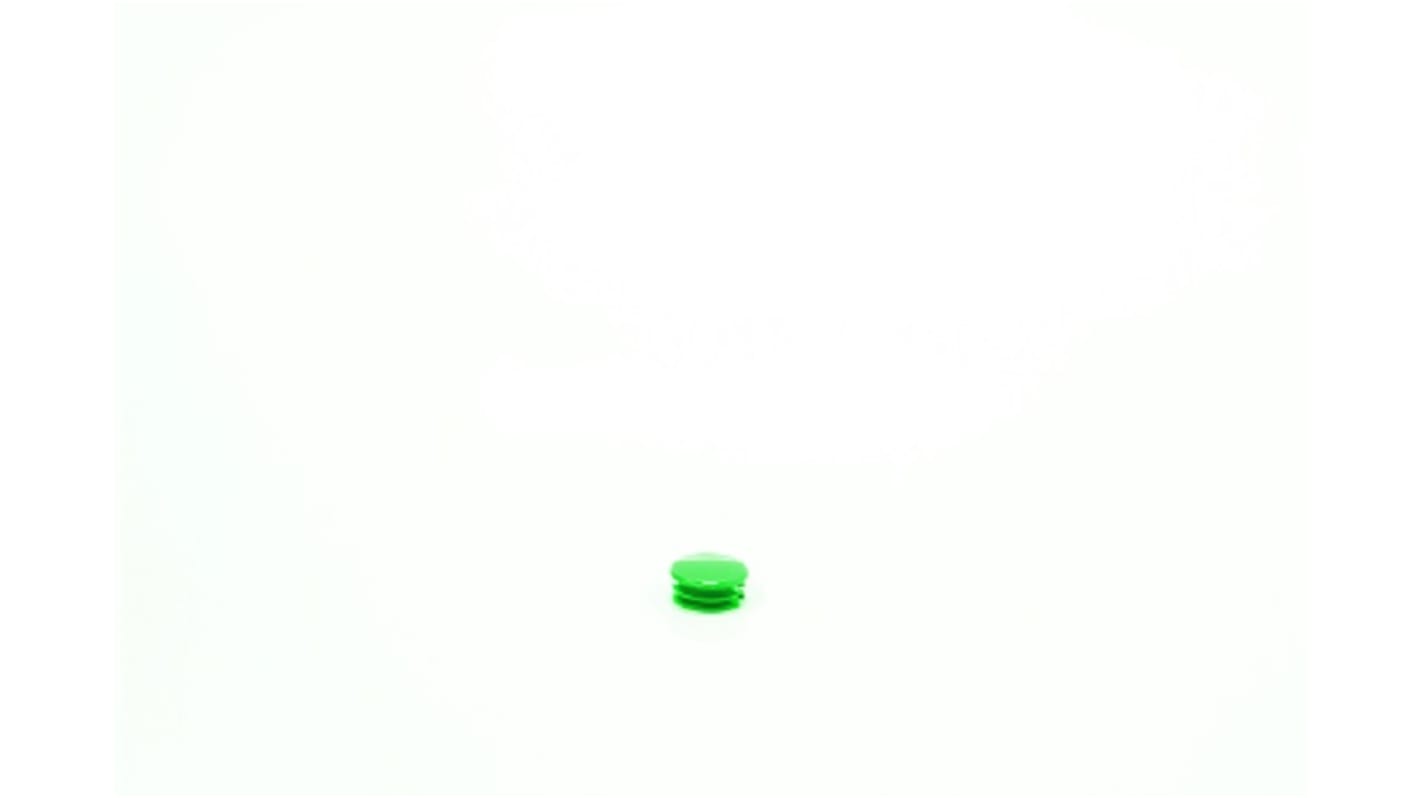 Elma Zöld potenciométer gombsapka Zöld színű jelzőfénnyel , forgatógomb Ø: 10mm