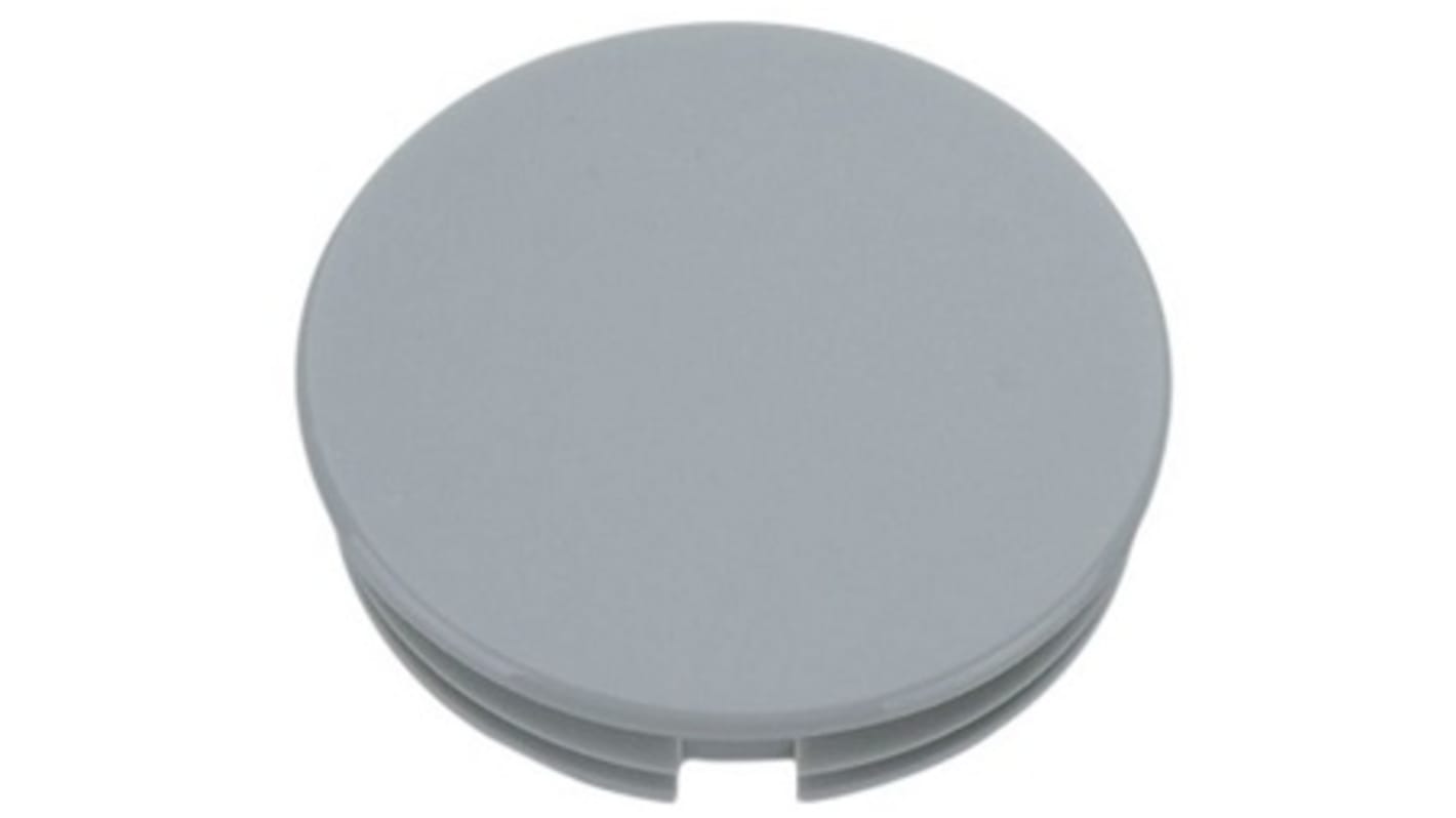 Tapa para mando de potenciómetro Elma, diámetro 14.5mm, Color Gris, indicador Gris