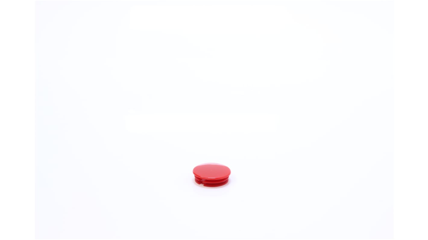 Mando de potenciómetro Elma, diámetro 21mm, Color Rojo, indicador Rojo