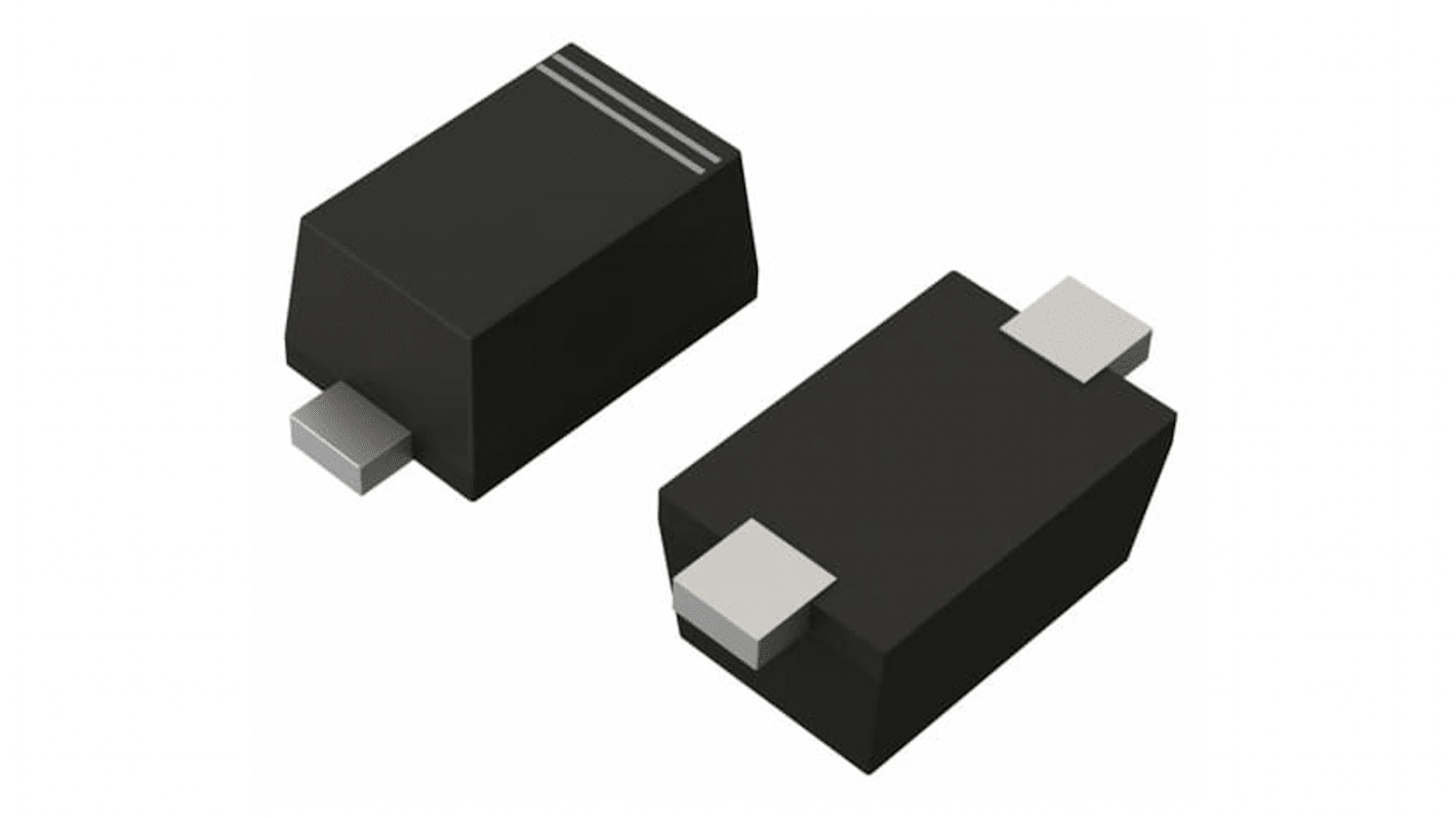 ROHM 60V 200mA, Schottky Rectifier & Schottky Diode, SOD-523-2 RB521SM-60FHT2R