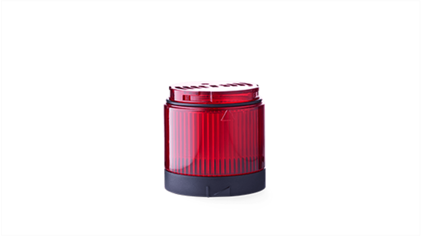 AUER Signal PC7DR Series Red Rotating Effect Beacon Module for Use with Modul-Perfect 70 LED Signal Towers, 24 V ac/dc,