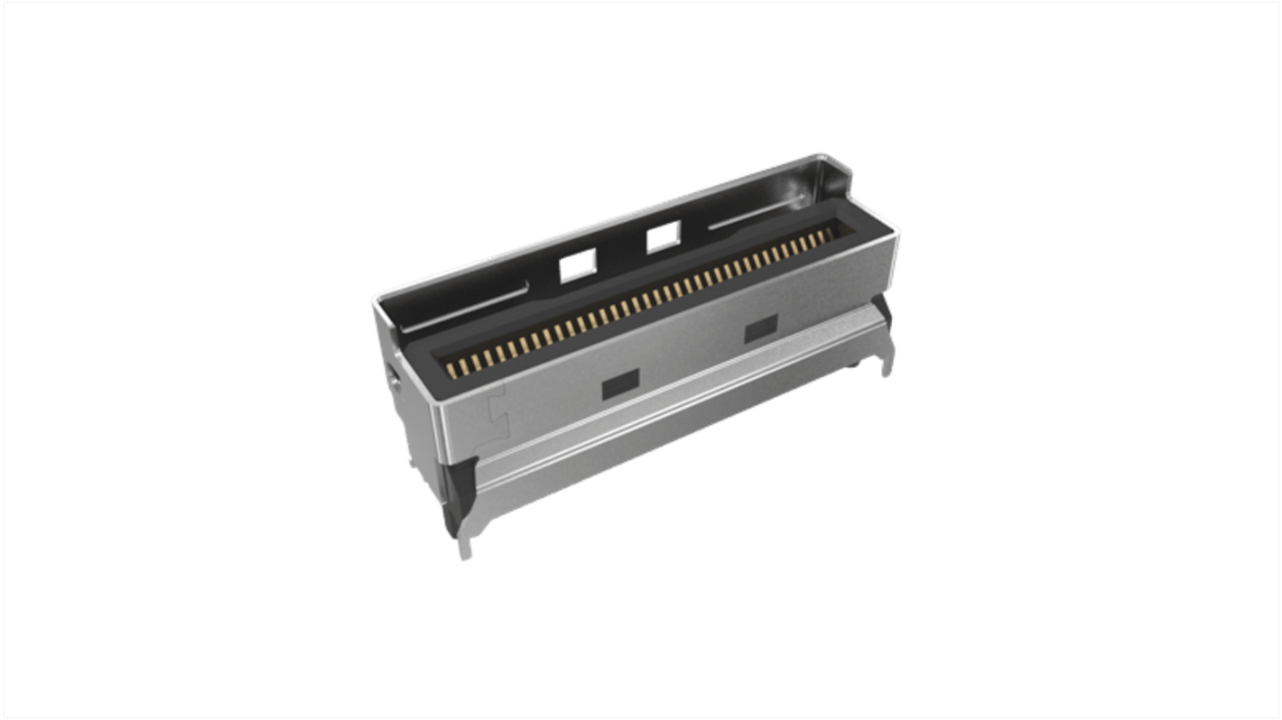 Amphenol ICC 0.6mmピッチ 74極 垂直 カードエッジコネクタ