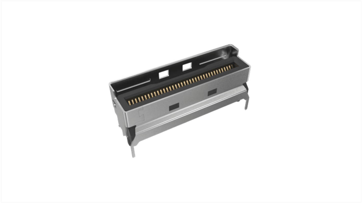 Amphenol ICC 0.6mmピッチ 74極 垂直 カードエッジコネクタ