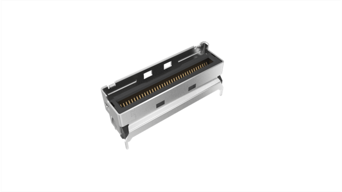 Amphenol ICC 0.6mmピッチ 74極 垂直 カードエッジコネクタ