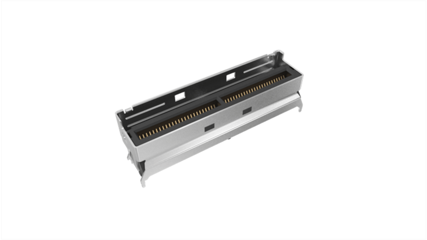 Amphenol ICC Kantensteckverbinder, 0.6mm, 74-polig, Vertikal