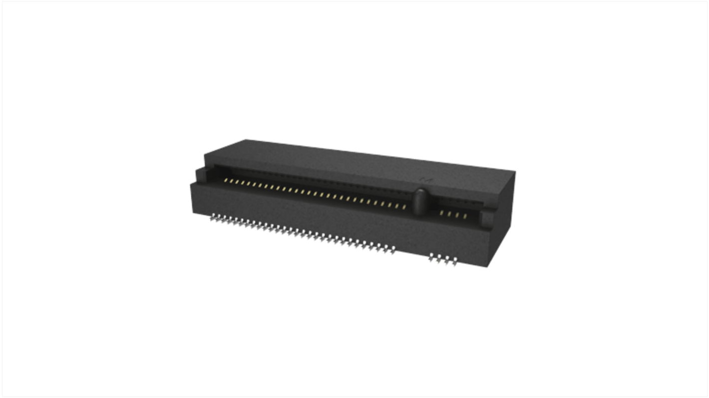 Connecteur bord de carte Amphenol ICC, Femelle, 67 contacts , 0.5mm, Angle droit