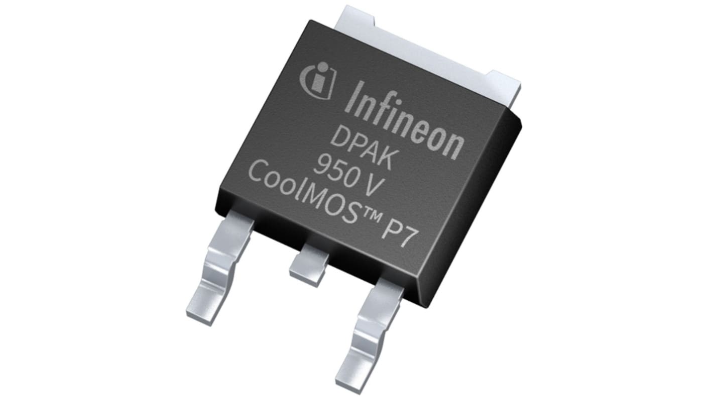 MOSFET, 1 elem/chip, 9 A, 950 V, 3-tüskés, DPAK (TO-252)